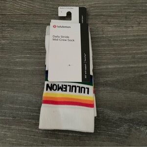 Lululemon Daily Stride Mid Crew Socks